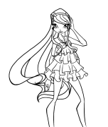 Клуб Вінкс: Школа чарівниць Онлайн -забарвлення